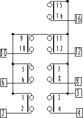 Схема переключений LW8-ххх-07