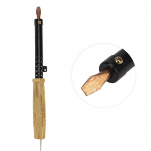 Паяльник ПД 80 Вт, деревянная ручка, ЭПСН