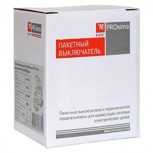 Выключатель пакетный 1-кл. 40А IP00 ПВ3-40 М3 исп.3 черн. pv-3-40-3