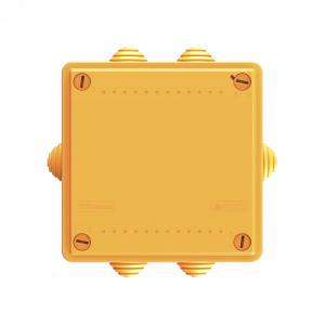 Коробка ответвительная FS 100х100х50мм 4р 450В 6А 4кв.мм с каб. вводами и клеммн. IP55 пластик. FSB11404