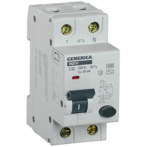 MAD25-5-032-C-30 Выключатель автоматический дифференциального тока C32 30мА АВДТ 32