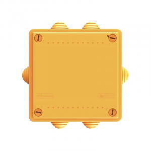 Коробка ответвительная FS 100х100х50мм 6р 450В 6А 4кв.мм с каб. вводами и клеммн. IP56 пластик. FSB11604