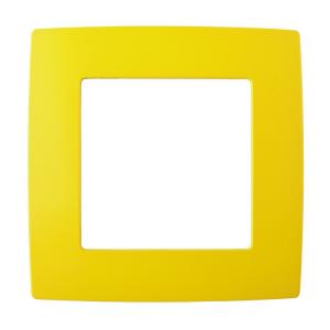 12-5001-21 Рамка на 1 пост, 2, жёлтый (20/200/6000) Б0019386