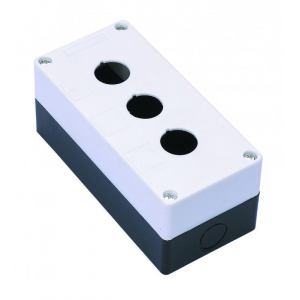 Пост кнопочный 3-м КП-101 d22мм с кабел. вводом для устройств сигнализации и управления пластик. бел. 25503DEK
