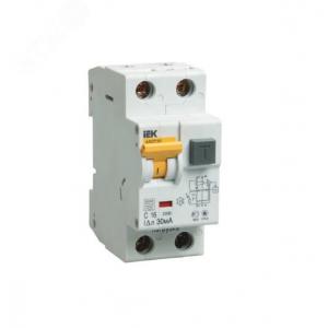 Выключатель автоматический дифференциального тока 2п (1P+N) C 20А 30мА тип A 6кА АВДТ-32 MAD22-5-020-C-30