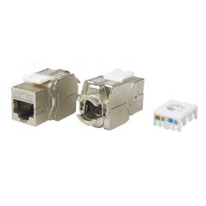 Вставка Keystone Jack RJ45 (8P8C) кат.5E экранир. KJ8-8P8C-C5e-180-TLS-SH-F-WH 180град. Toolless бел. 426191