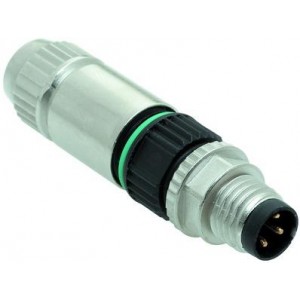 21021591305, Цилиндрические метрические разъемы CIRCULAR CONNECTOR HARAX M8/3POL .0064