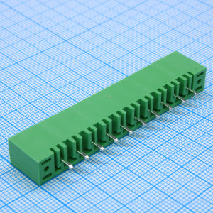 2EDGVM-5.08-10P-14-00AH, Разъемный клеммный блок на плату, 10 контактов. Серия 2EDGVM-5.08