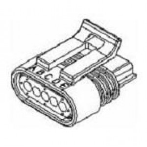 12162825-B, Автомобильные разъемы CON MP 150 .2 5W FEM ASY