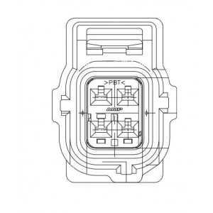 184401-1, Автомобильные разъемы 2X2 PLUG ASSY H KEY CLASS 3