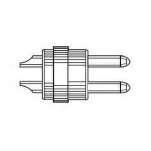 PAG.M0.4ZL.A, Цилиндрические защелкивающиеся разъемы 4P STRAIGHT PLUG MALE SOLDER