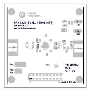 MAX3521EVKIT#, Радиочастотные средства разработки EV KIT FOR THE MAX3521 - DOCSIS 3.0 Upstream Amplifier