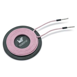 760308101141, Катушки для беспроводных зарядных устройств WE-WPCC 50mm 10uH 20% 9A 28Mohm Q=220