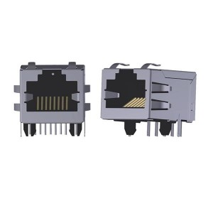 ARJM11C7-009-NN-EW2, Модульные соединители / соединители Ethernet RJ45 JACK W/MAG 100Base-T