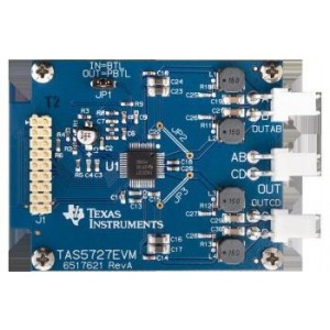 TAS5727EVM, Средства разработки интегральных схем (ИС) аудиоконтроллеров  TAS5727EVM Eval Mod