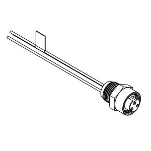 1300130110, Цилиндрические метрические разъемы MC A 3P F/FR SK 1/2 NPT #16 PVC .5M