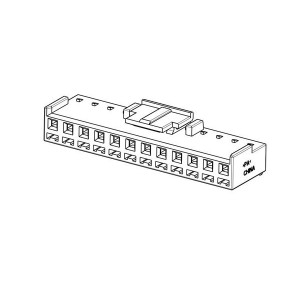 1744494-4, Сверхмощные разъемы питания 04P EP-II HOUSING YELLOW