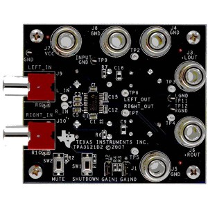 TPA3121D2EVM, Средства разработки интегральных схем (ИС) аудиоконтроллеров  TPA3121D2EVM