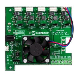 ADM00879, Средства разработки интегральных схем (ИС) управления питанием EMC2305 & EMC1438 Fan Ctrl and Temp Demo