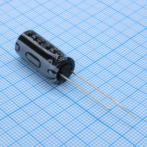 B43851A9106M, Конденсатор алюминиевый электролитический 10мкФ 400В ±20% (10 X 20мм) радиальный 5мм 18Ом 80мА 3000час 105°C россыпь