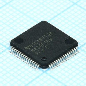 MSP430F169IPMR, Микроконтроллер 16-Bit, 60kB Flash, 2KB-RAM, 12 bit-ADC, USART, Comparator