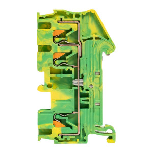 Клеммная колодка пружинная 2.5 Push-in 3 вывода земля