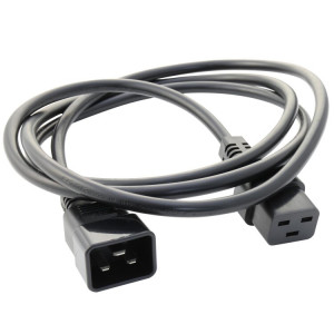 Кабель питания ДКС, IEC 60320 С19 - IEC 60320 C20, 0.5м, сечение 3 x 2,5мм R5CORD9005