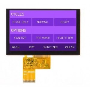 DT050TFT-TS, Тонкопленочные дисплеи и принадлежности 5.0in a-Si TFT Resistive Touch