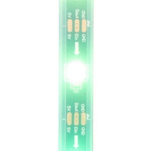 3812, Принадлежности Adafruit  Adafruit NeoPixel LED Strip w/ Alligator Clips - 30 LEDs/meter - 1 Meter - BLACK