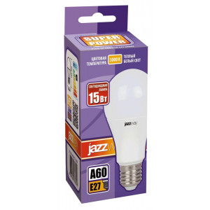 Лампа светодиодная PLED-SP 15Вт A60 грушевидная 3000К тепл. бел. E27 1530лм 230В 2853028