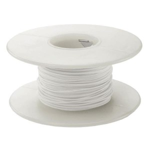 R24W-0100, Монтажный провод 24AWG KYNAR INSUL 100' SPOOL WHITE