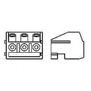 1-796981-2, Съемные клеммные колодки 12 P. TERM-BLOK PLUG