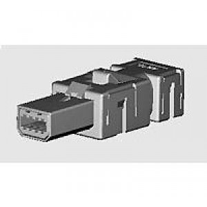2013595-1, Модульные соединители / соединители Ethernet Mini I/O Plug Kit Type I, Black Latch
