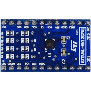 STEVAL-MKI207V1, Инструменты разработки многофункционального датчика ISM330DHCX adapter board for a standard DIL24 socket