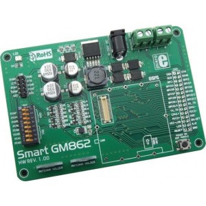 MIKROE-492, Радиочастотные средства разработки SMARTGM862 GSM/GPRS (BOARD ONLY)
