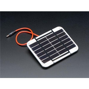 3809, Принадлежности Adafruit  Small 6V 1W Solar Panel - Silver