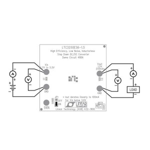 DC488A, Средства разработки интегральных схем (ИС) управления питанием LTC3250ES6-1.5 - High Efficiency, Low No