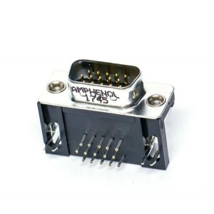 L717HDE15PD1CH3R, Соединители с высокой плотностью контактов D-Sub 15P Sz E Hi Density Pin Rear Insert M3