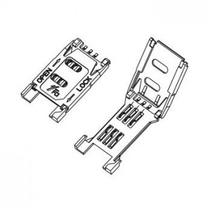 7112S2015X02LF, Соединители для карт памяти SIM/SAM HOLDERS MINI PATCH