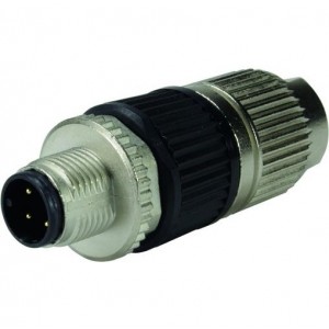 21032121407, Цилиндрические метрические разъемы CIRC CONNECTOR HARAX M12 L4 ML