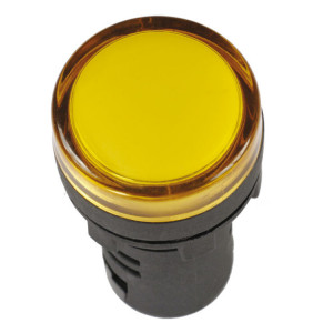 Лампа AD16DS(LED)матрица d16мм желтый 36В AC/DC BLS10-ADDS-036-K05-16