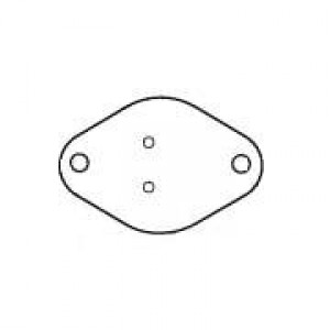 7717-22NG, Радиаторы Semiconductor Mounting Pad for TO-5, Nylon, 3 Leads, Diameter 8.71mm