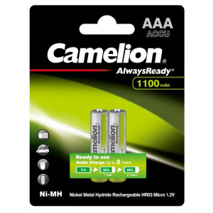 Аккумулятор Always Ready AAA-1100mAh Ni-Mh BL-2 NH-AAA1100BP2 1.2В 15037