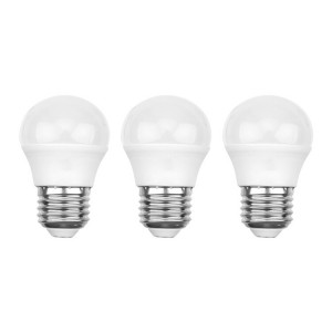 Лампа светодиодная Шарик (GL) 9.5 Вт E27 903 Лм 6500 K холодный свет (3 шт./уп.) 604-208-3