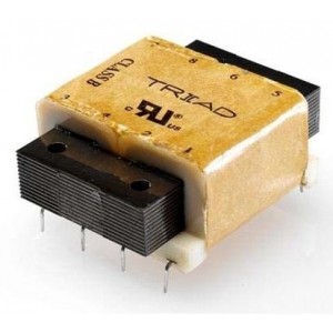 FP10-4800, Силовые трансформаторы Power Transformer, PC Mount, 48 V A, 5/10VDC (Nominal Secondary) Output, 10VDC CT at 4.8A Secondary in Series, 5VDC at 9.6A Secondary in Parallel, 6Pin