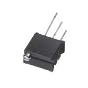 CT-94EW104, Подстроечные резисторы - сквозное отверстие 100 KW 9mm sq. multi turn top adjust, in-line pins