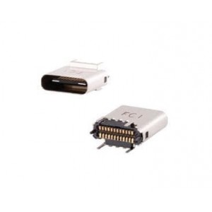 10132328-10011LF, USB-коннекторы 24 Cont Type C Gen 2 10 Gbps R/A Plug