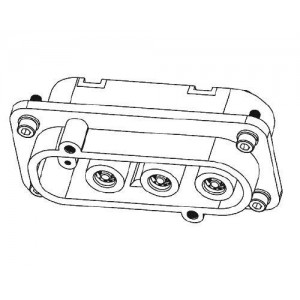 ER42BB11, Автомобильные разъемы 2P ePower 400A Receptacle Busbar