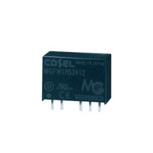 MGFW1R54815, Преобразователи постоянного тока в постоянный с изоляцией 1.5W 18-76Vin +/-15V or 30Vout 0.05A SIP6