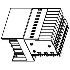 500-080-225-D01, Жесткие метрические разъемы ZD Connector, Male, R/A, 4 Pair